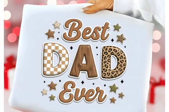 3D Best Dad Ever Father's Day PNG: A Premium Design Asset