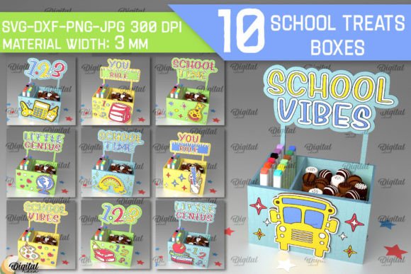 Create Charming 3D School Treat Boxes for Any Occasion